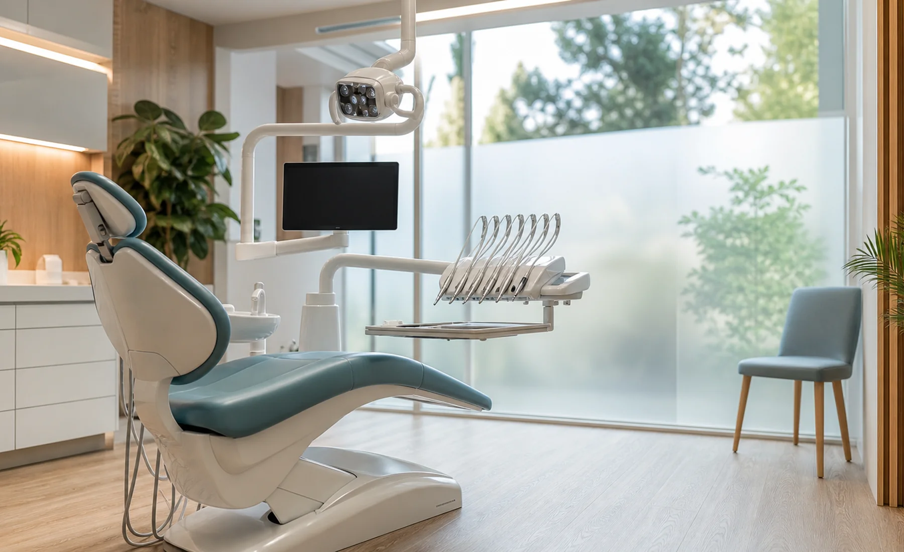 Gabinete moderno de Clínica Dental Aurora
